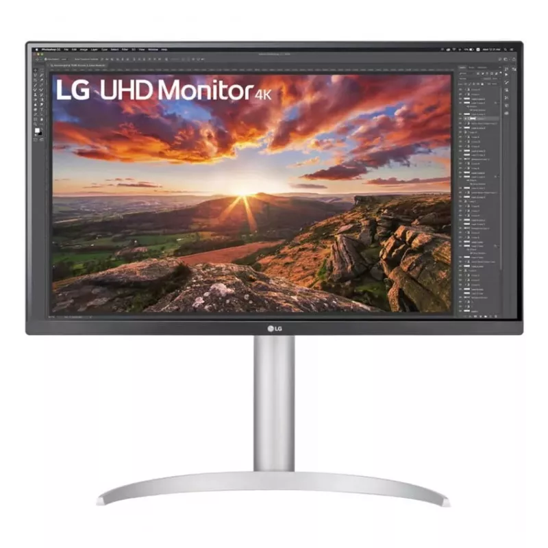 27-tolline LG 27UP850K-W.AEU 4K UHD IPS LED monitor, 3840×2160, HDR10, 60Hz, 5ms, USB-C PD 90W, 2×USB-C, 2×HDMI, DisplayPort 1.4, 27 tolli