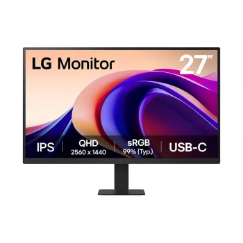 Monitor LG 27 inch IPS QHD 2560x1440 (27U631A-B), 27 tolli, 100 Hz, 5 ms, HDR10, USB-C PD 15W, VESA