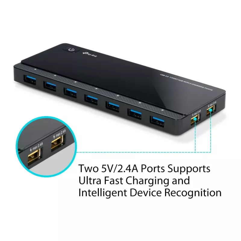 TP-Link UH720 USB 3.2 Gen 1 (3.1 Gen 1) Micro-B 5000 Mbit/s Must