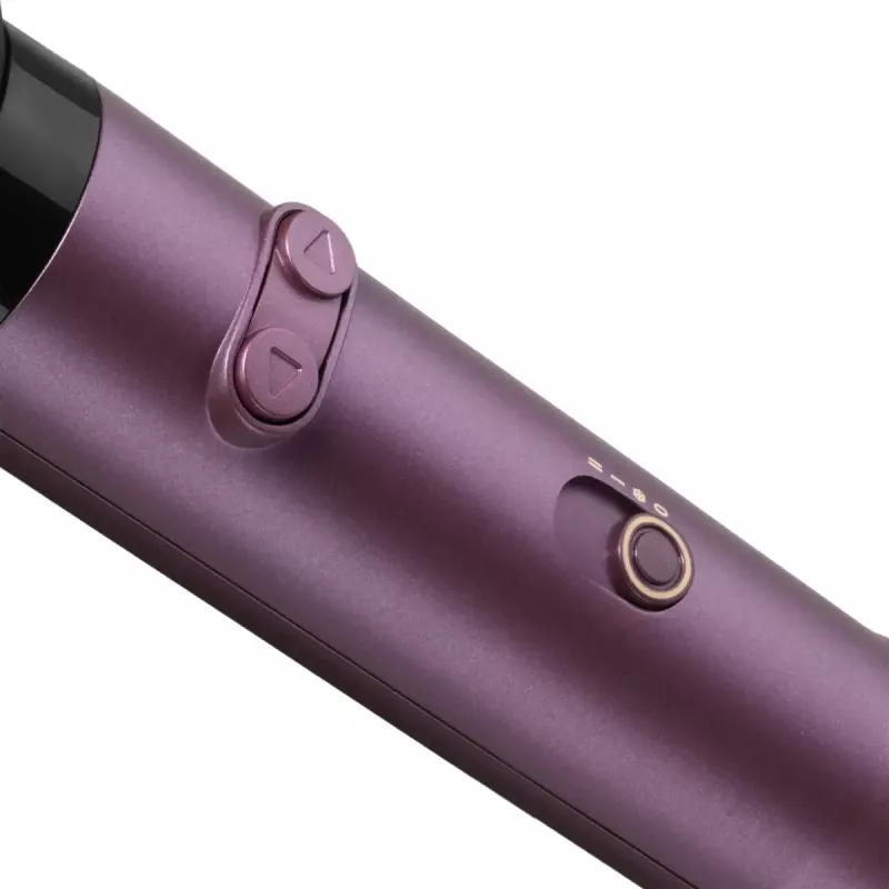 Kuumaõhuhari BABYLISS Big Hair Dual AS950E — 650 W, 2 kuumutusastet, 5 cm silinder, 2 harjapead, 2,5 m juhe, Violetne/Roosakuldne/Must