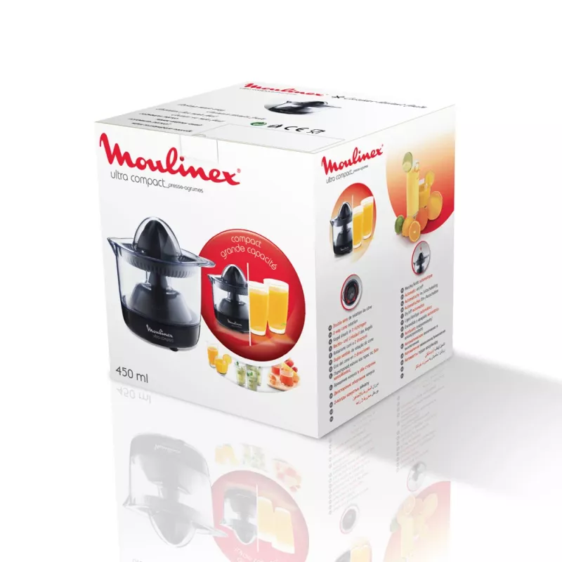 Moulinex PC1208 elektriline tsitruspress 0.45 L 25 W must