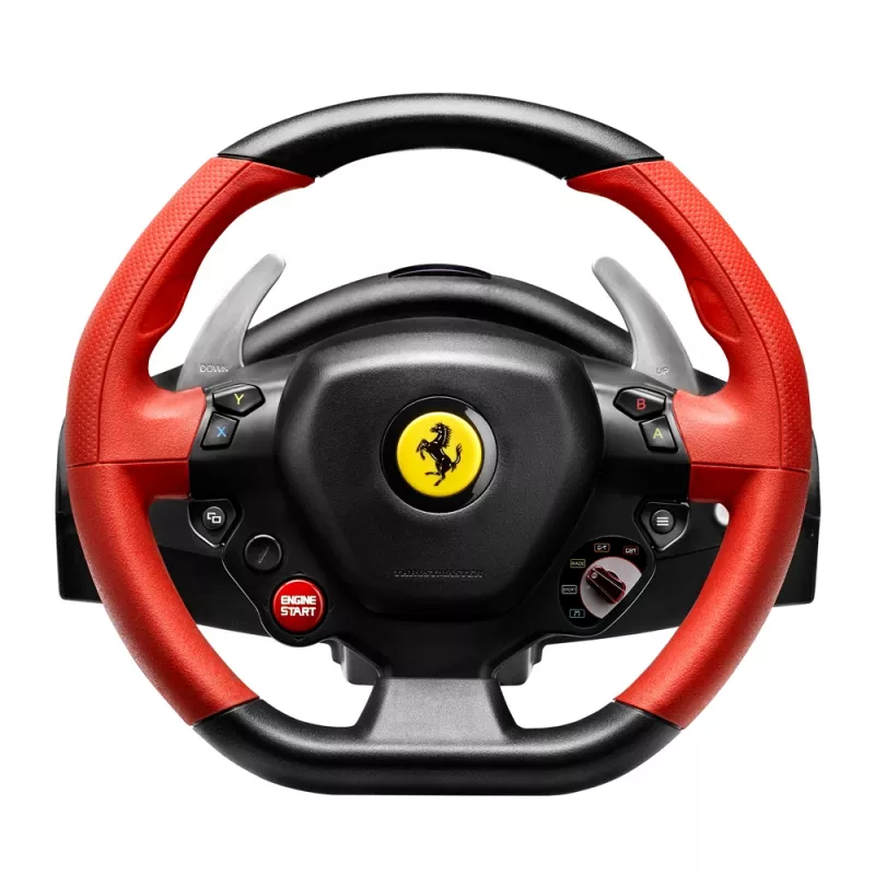 Thrustmaster Ferrari 458 Spider must, punane USB rool + pedaalid Xbox One'ile