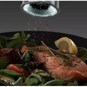 Soola- ja pipraveski komplekt Russell Hobbs 23460-56 — roostevaba teras, reguleeritavad keraamilised veskid, patareitoide (4×AA), vaateaken, taustvalgustus
