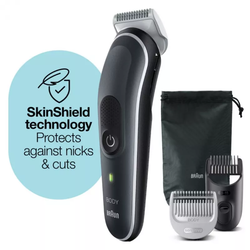 Body Groomer Braun BG5350 Must Silver Lithium-Ion 100 min