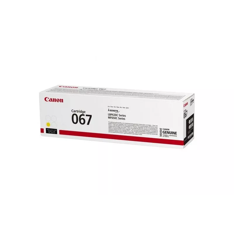 Canon 067 toonerikassett 1 tk Originaal Kollane