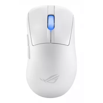 ASUS ROG Keris II Ace Wireless AimPoint Valge hiir Mängimine Paremakäeline RF-juhtmevaba + Bluetooth + USB Type-A Optiline 42000 DPI