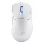 ASUS ROG Keris II Ace Wireless AimPoint Valge hiir Mängimine Paremakäeline RF-juhtmevaba + Bluetooth + USB Type-A Optiline 42000 DPI