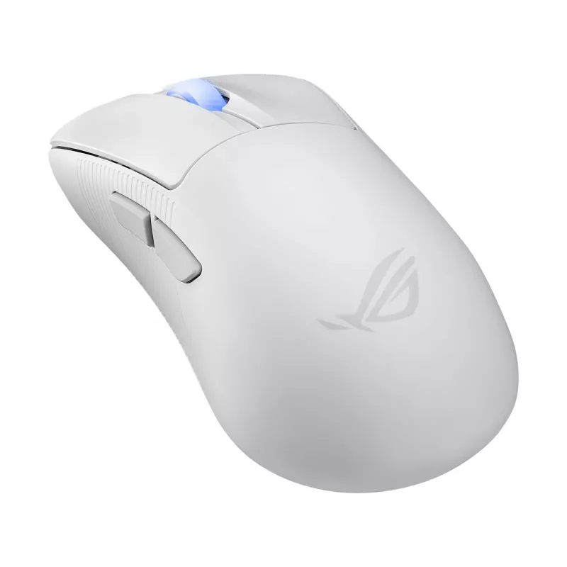 ASUS ROG Keris II Ace Wireless AimPoint Valge hiir Mängimine Paremakäeline RF-juhtmevaba + Bluetooth + USB Type-A Optiline 42000 DPI