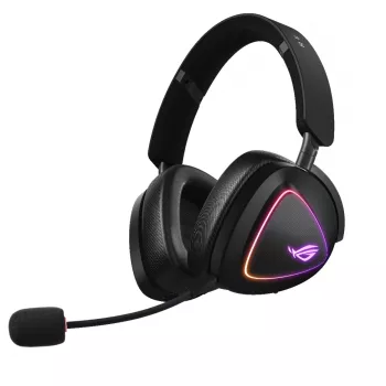 ASUS ROG DELTA II Kõrvaklapid Juhtmega ja Juhtmeta Peapaelaga Mängimiseks USB Type-C Bluetooth Must