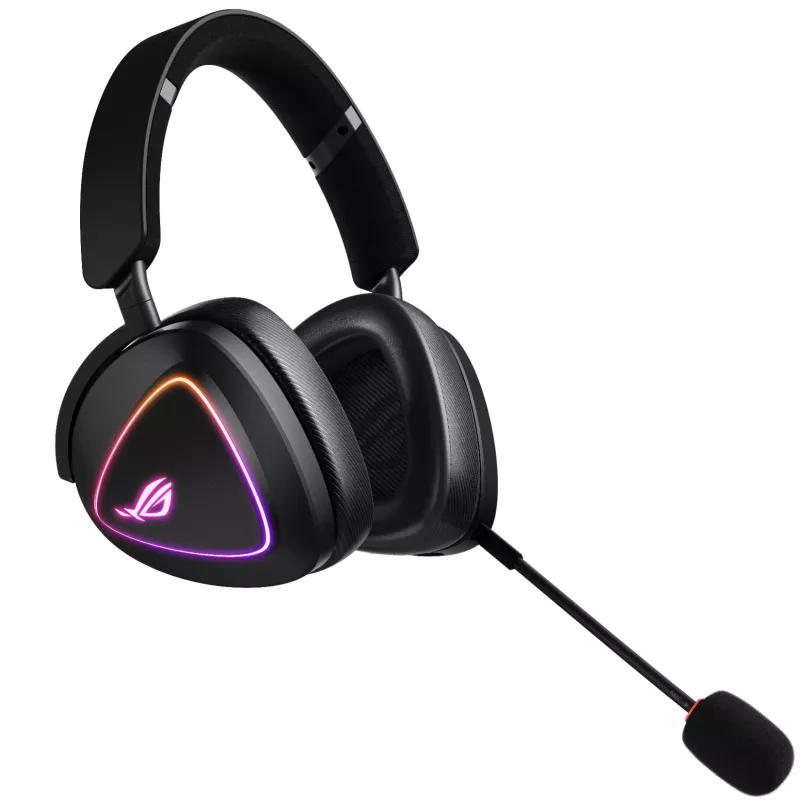 ASUS ROG DELTA II Kõrvaklapid Juhtmega ja Juhtmeta Peapaelaga Mängimiseks USB Type-C Bluetooth Must