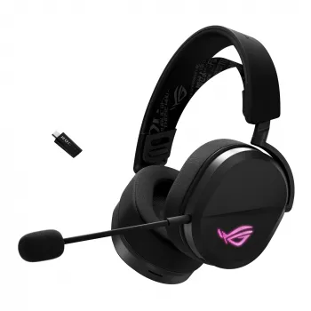 ASUS ROG Pelta peakomplekt, juhtmega ja juhtmevaba, peakate, mängimine, USB USB-C, Bluetooth, must