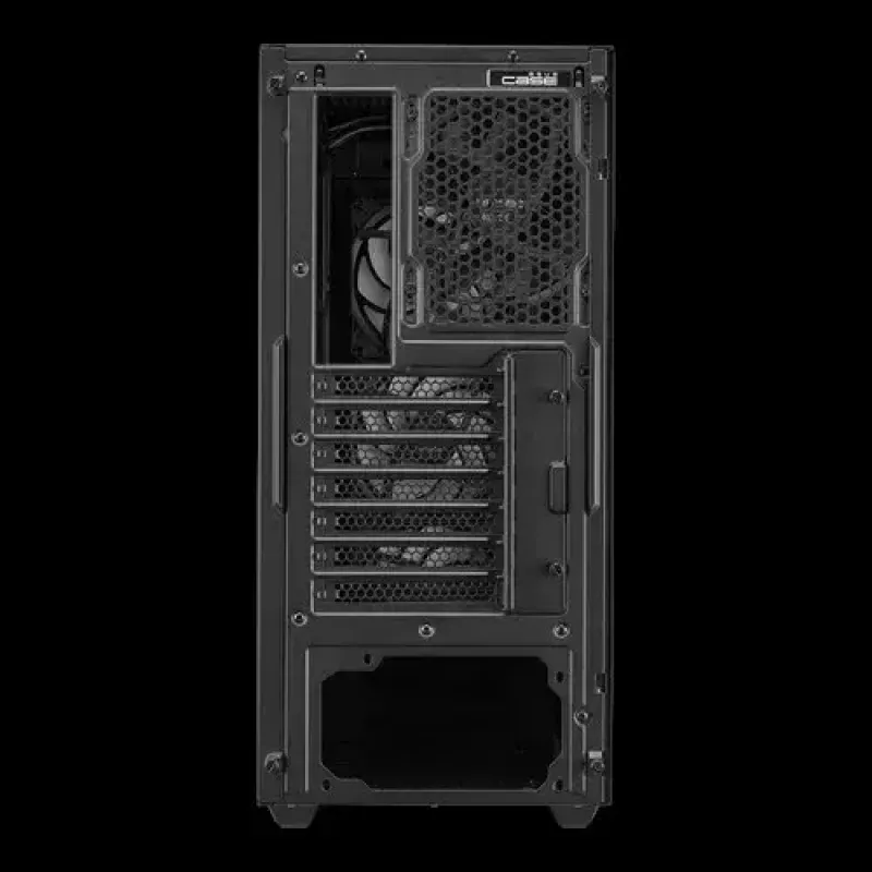 Arvuti korpus ASUS TUF GAMING CASE GT301 — Midi-Tower ATX, karastatud klaas, 3x120mm esiventilaatorit, 1x120mm tagumine, toetab ATX/Micro-ATX/Mini-ATX