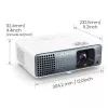 BenQ TK710 Standard heiteprojektor 3200 ANSI luumenit DLP UHD 4K (3840x2160) 3D Must, Valge