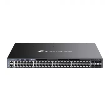 TP-Link Omada 48-porti Gigabit virnastatav L3 hallatav PoE+ lüliti 6 10G pesaga