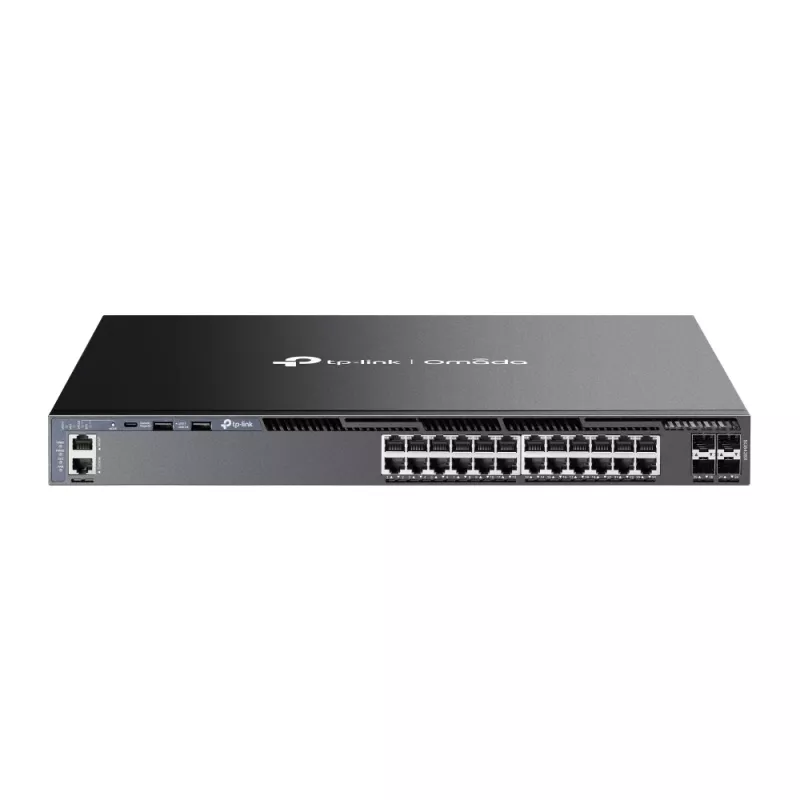 TP-Link Omada 24-port Gigabit virnastatav L3 halduslüliti 4 10G pesaga
