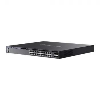 TP-Link Omada 24-port Gigabit virnastatav L3 halduslüliti 4 10G pesaga