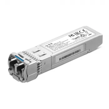 TP-Link 10Gbase-LR SFP+ LC transiiver, fiiberoptiline, 10000 Mbit/s, SFP+, LC, 9/125 µm, LR