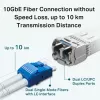 TP-Link 10Gbase-LR SFP+ LC transiiver, fiiberoptiline, 10000 Mbit/s, SFP+, LC, 9/125 µm, LR
