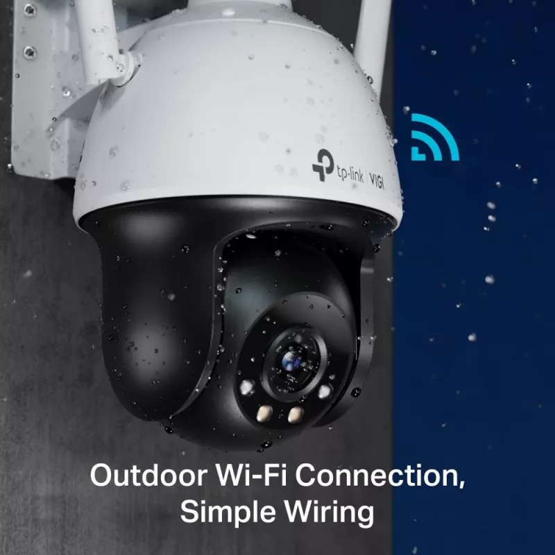 TP-Link VIGI 4MP välisvõrgu täisvärviga Wi-Fi pan-tilt kaamera