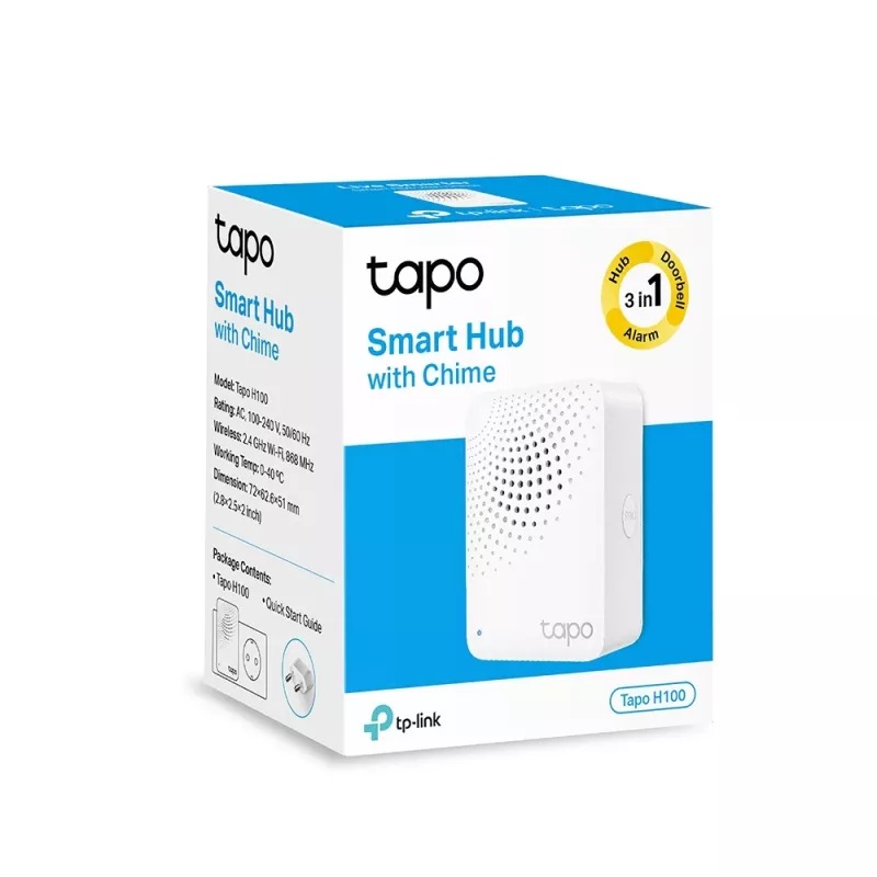 TP-Link Tapo Smart IoT Hub koos helinaga, valge, IoT Hub
