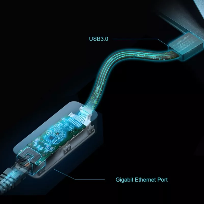 USB 3.0 Gigabit Ethernet võrguadapter TP-Link UE306