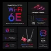 TP-Link AXE5400 Wi-Fi 6E Bluetooth 5.2 PCIe adapter, sisemine, juhtmevaba, PCI Express, WLAN / Bluetooth, 5400 Mbit/s, must, punane