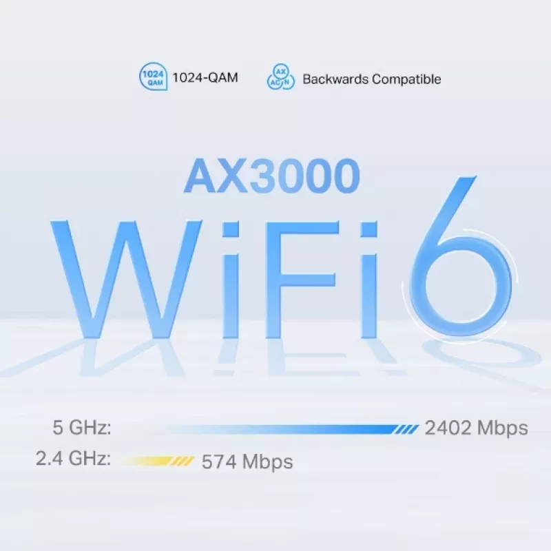 TP-Link 5G AX3000 kogu kodu võrgu Wi-Fi 6 ruuter, sisseehitatud 5G modem