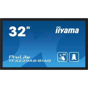 iiyama TF3239AS-B1AG arvutimonitor 80 cm (31,5 tolli) 1920 x 1080 pikslit Full HD LED puuteekraan Must