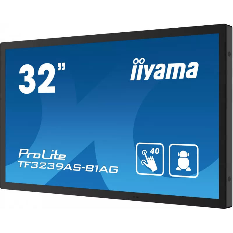 iiyama TF3239AS-B1AG arvutimonitor 80 cm (31,5 tolli) 1920 x 1080 pikslit Full HD LED puuteekraan Must