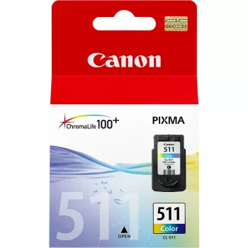 Canon CL-511 kolmevärviline tindikassett – tsüaan, magentapunane, kollane