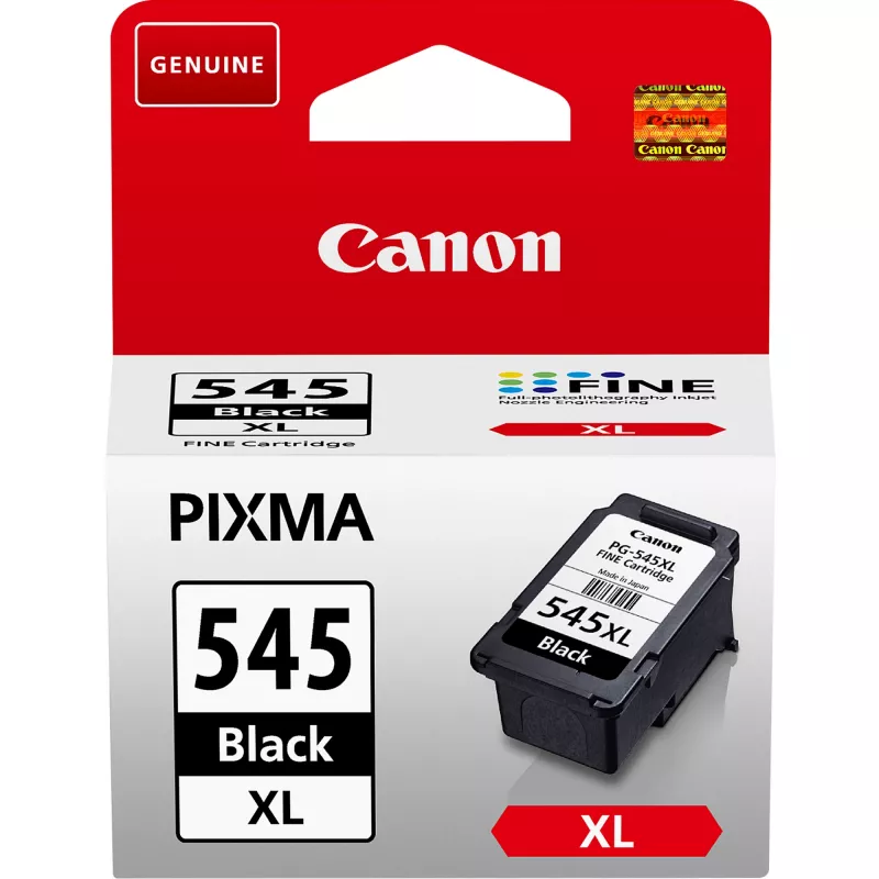 Canon PG-545XL suure tootlikkusega must tindikassett, kõrge (XL) tootlikkus, must, pigmendipõhine tint, 1 tk, 400 lehekülge, üksikpakend