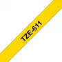 Brother Lamineeritud lint 6mm, Must kollasel, TZe, Hall, Termosiirde, Hiina, 5 aastat
