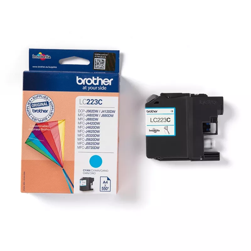 Brother LC223C tindikassett, 1 tk, originaal, tsüaan