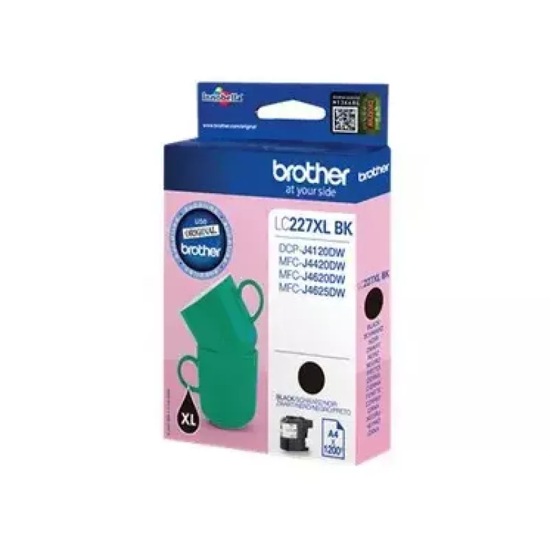Brother LC-227XLBK tindikassett, 1 tk, originaal, must