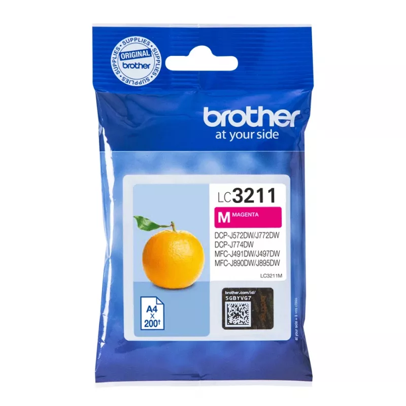 Brother LC3211M tindikassett 1 tk Originaal Standardtootlus Magenta