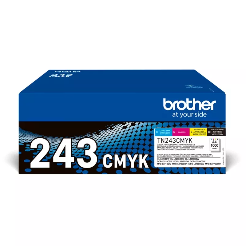 Brother TN-243CMYK toonerikassett 1 tk Originaal must, tsüaan, magenta, kollane