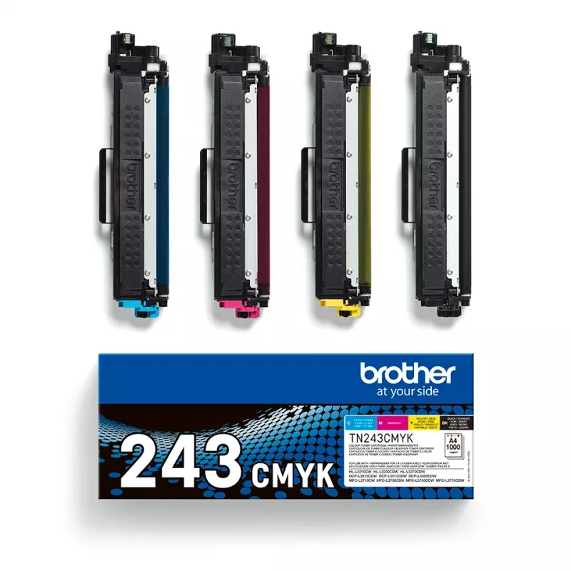 Brother TN-243CMYK toonerikassett 1 tk Originaal must, tsüaan, magenta, kollane