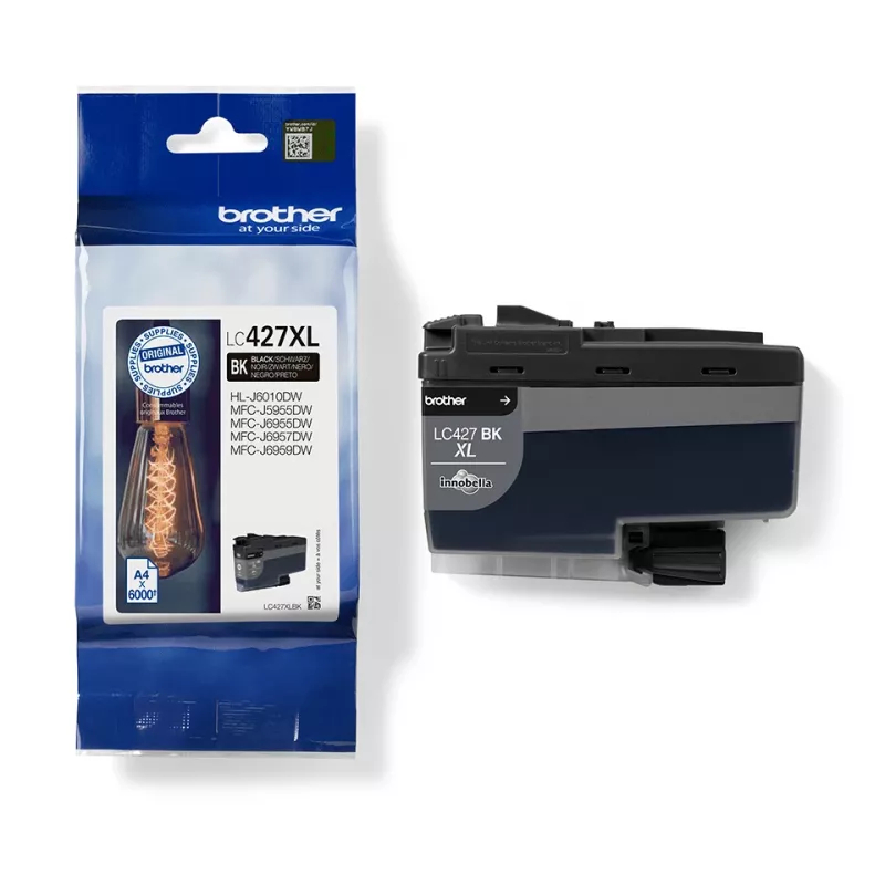 Brother LC-427XLBK tindikassett 1 tk Originaal Suure (XL) saagikusega must