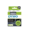 DYMO autentsed D1 sildid | Valge trükk läbipaistval lindil | 12 mm x 7 m | Isekleepuvad sildid LabelManager sildivalmistajatele | Valmistatud Euroopas