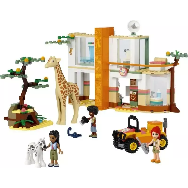 LEGO komplekt LEGO Friends 41717 Mia metsloomade päästemängukomplekt loomafiguuride ja tarvikutega