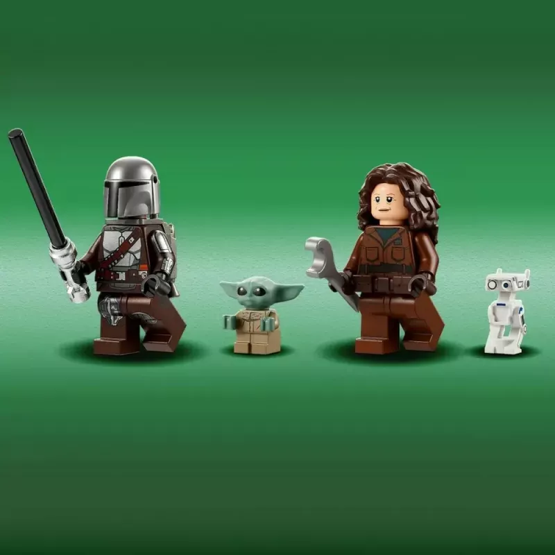 Konstruktsioonimänguasi LEGO Star Wars N-1 Starfighter koos Lapse (Beebi Yoda) figuuriga 75325