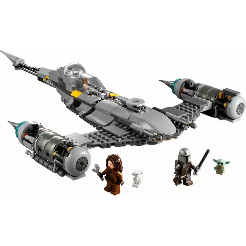 Konstruktsioonimänguasi LEGO Star Wars N-1 Starfighter koos Lapse (Beebi Yoda) figuuriga 75325