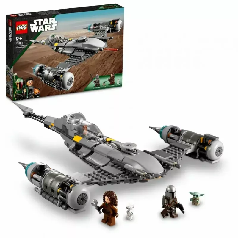 Konstruktsioonimänguasi LEGO Star Wars N-1 Starfighter koos Lapse (Beebi Yoda) figuuriga 75325