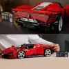 LEGO Technic ehituskomplekt Ferrari Daytona SP3 mõõtkavas 1:8, 3 778 osa, punane, 6.99 kg