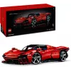 LEGO Technic ehituskomplekt Ferrari Daytona SP3 mõõtkavas 1:8, 3 778 osa, punane, 6.99 kg