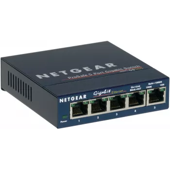 NETGEAR GS105 haldamata Gigabit Ethernet (10/100/1000) sinine