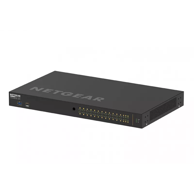 NETGEAR GSM4230P-100EUS võrgukommutaator Hallatav L2/L3 Gigabit Ethernet (10/100/1000) Power over Ethernet (PoE) 1U Must
