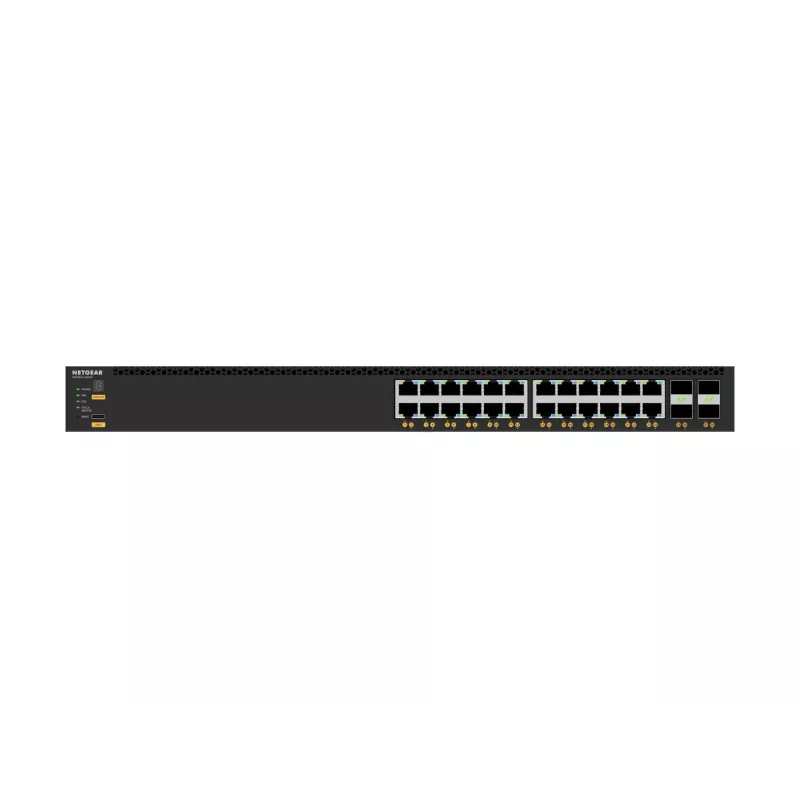 NETGEAR M4350-24X4V Hallatav L3 10G Ethernet (100/1000/10000) Power over Ethernet (PoE) 1U Must