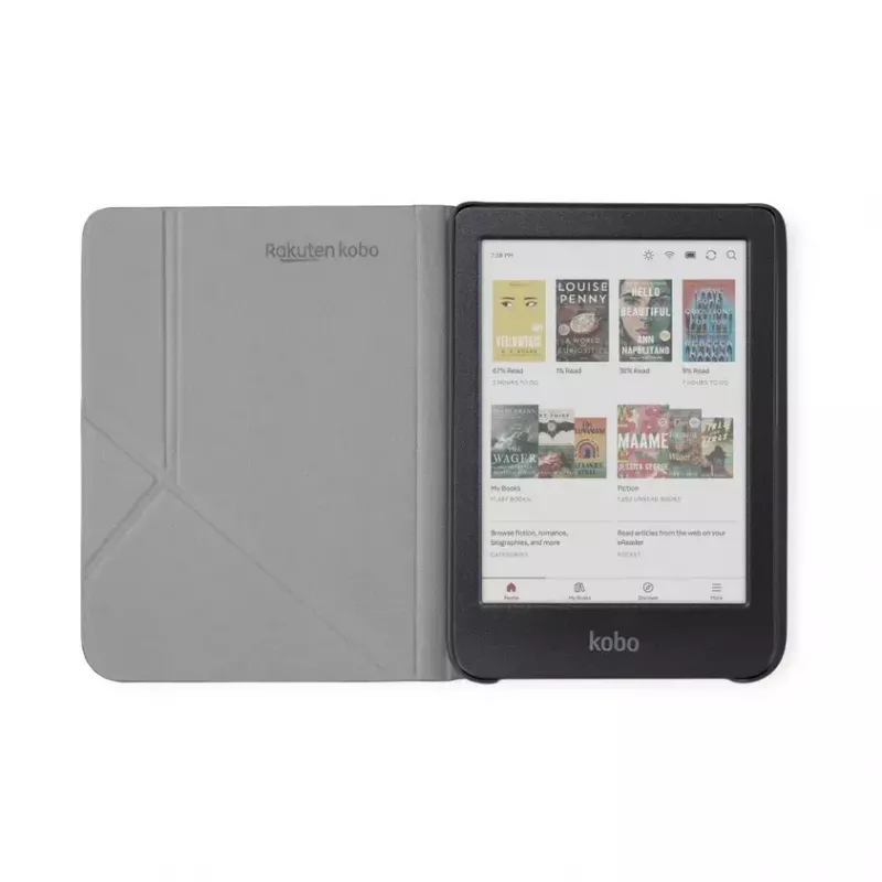 Folio Case Rakuten Kobo SleepCover 15.2 cm Must