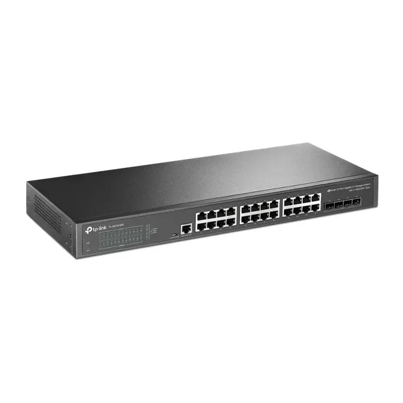 TP-Link Omada 24-port Gigabit L2+ hallatav lüliti 4 10GE SFP+ pordiga